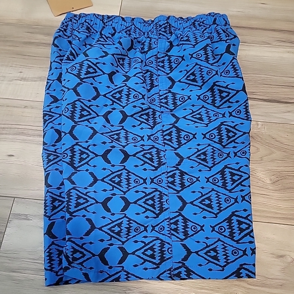 NWOT Patagonia Baggies Shorts Boys Blue Lined  Drawstring Waistline - Picture 3 of 11